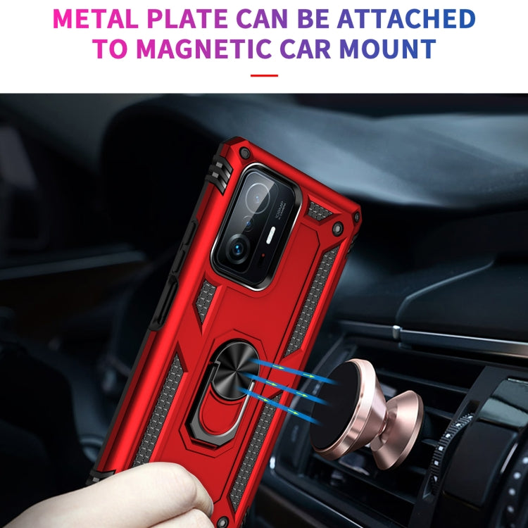 For Xiaomi 11T Pro Shockproof TPU + PC Phone Case(Red) - Xiaomi Cases by buy2fix | Online Shopping UK | buy2fix