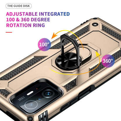 For Xiaomi 11T Pro Shockproof TPU + PC Phone Case(Gold) - Xiaomi Cases by buy2fix | Online Shopping UK | buy2fix