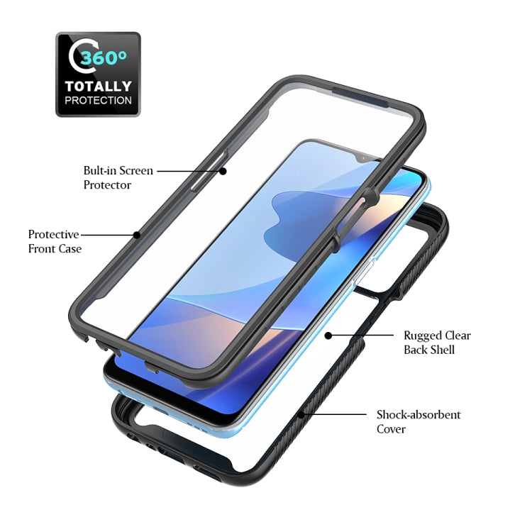 For OPPO A16 Starry Sky PC + TPU Phone Case with PET Film(Royal Blue) - OPPO Cases by buy2fix | Online Shopping UK | buy2fix