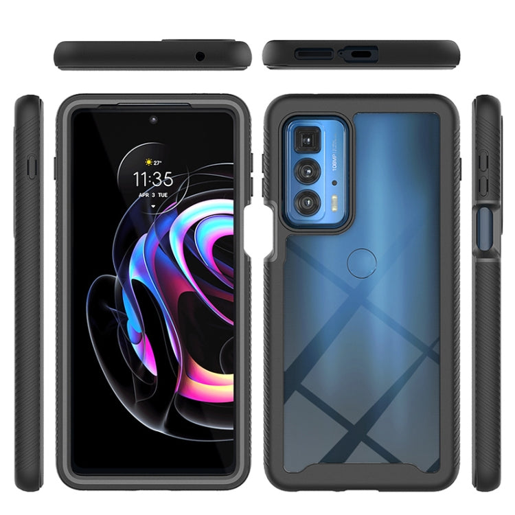 For Motorola Edge 20 Pro Starry Sky PC + TPU Phone Case with PET Film(Royal Blue) - Motorola Cases by buy2fix | Online Shopping UK | buy2fix