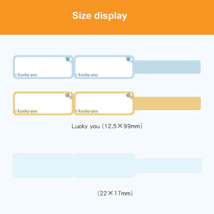 25 x 78mm  90 Sheets Thermal Label Data Cable Sort Stickers For NiiMbot D101 / D11(White) - Consumer Electronics by buy2fix | Online Shopping UK | buy2fix