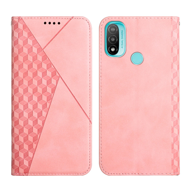 For Motorola Moto E20 / E30 / E40 Skin Feel Magnetic Leather Phone Case(Rose Gold) - Motorola Cases by buy2fix | Online Shopping UK | buy2fix