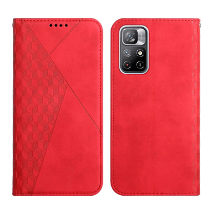 For Xiaomi Redmi Note 11 5G Skin Feel Magnetic Leather Phone Case(Red) - Xiaomi Cases by buy2fix | Online Shopping UK | buy2fix