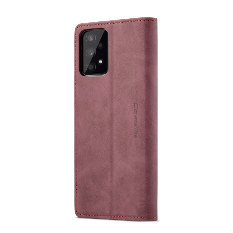 For Samsung Galaxy A33 5G CaseMe 013 Multifunctional Horizontal Flip Leather Phone Case(Wine Red) - Galaxy Phone Cases by CaseMe | Online Shopping UK | buy2fix