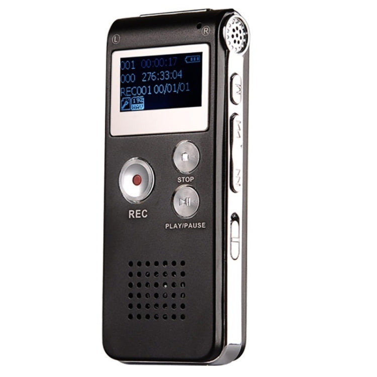 SK-012 16GB USB Dictaphone Digital Audio Voice Recorder with WAV MP3 Player VAR Function(Black) - Other Style by buy2fix | Online Shopping UK | buy2fix