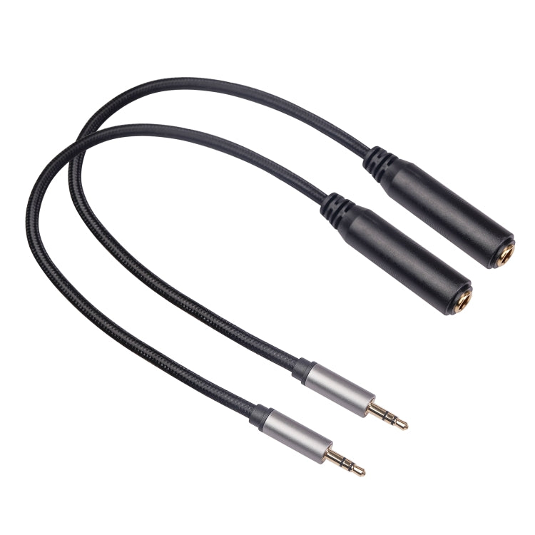 2 PCS/Pack 3662B-02-03 3.5mm Male to 6.35mm Female Audio Cable - Aux Cable by buy2fix | Online Shopping UK | buy2fix