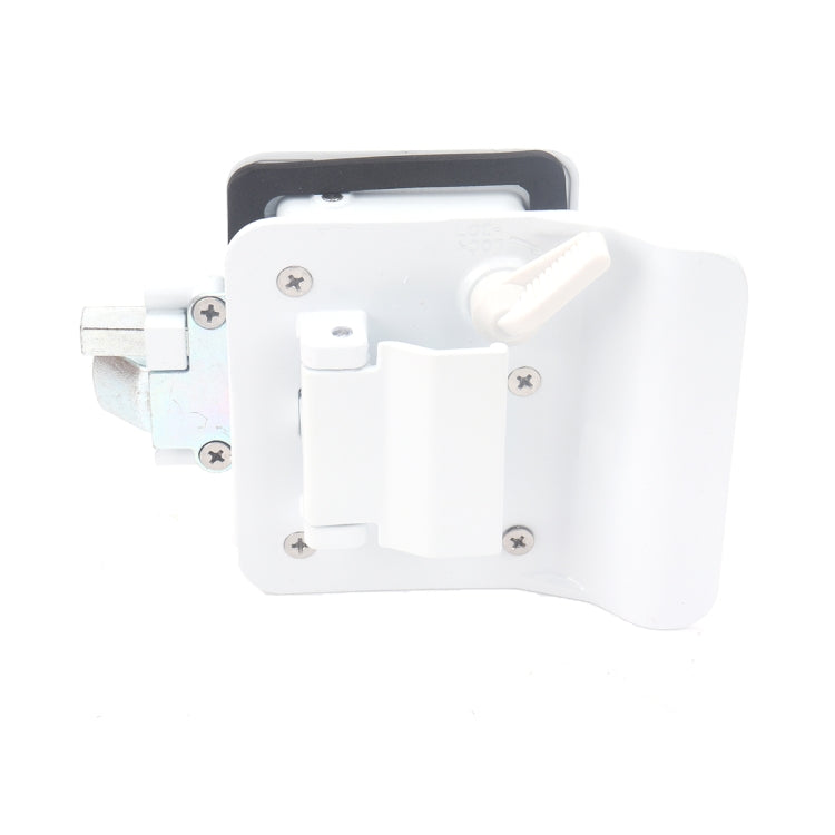 A5981-02 White RV Paddle Entry Door Lock Latch - In Car by buy2fix | Online Shopping UK | buy2fix