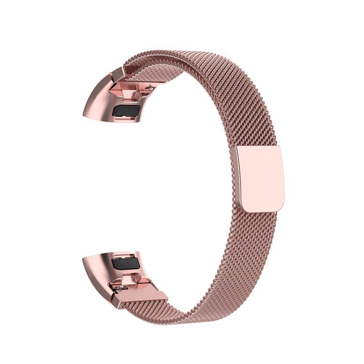 For  Huawei Band 3 & 4 Pro Milanese Strap(Rose Pink) - Smart Wear by buy2fix | Online Shopping UK | buy2fix