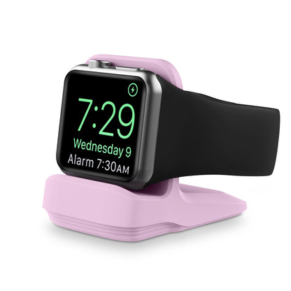 Silicone Charging Holder for Apple Watch(Purple) - Charger / Holder by buy2fix | Online Shopping UK | buy2fix