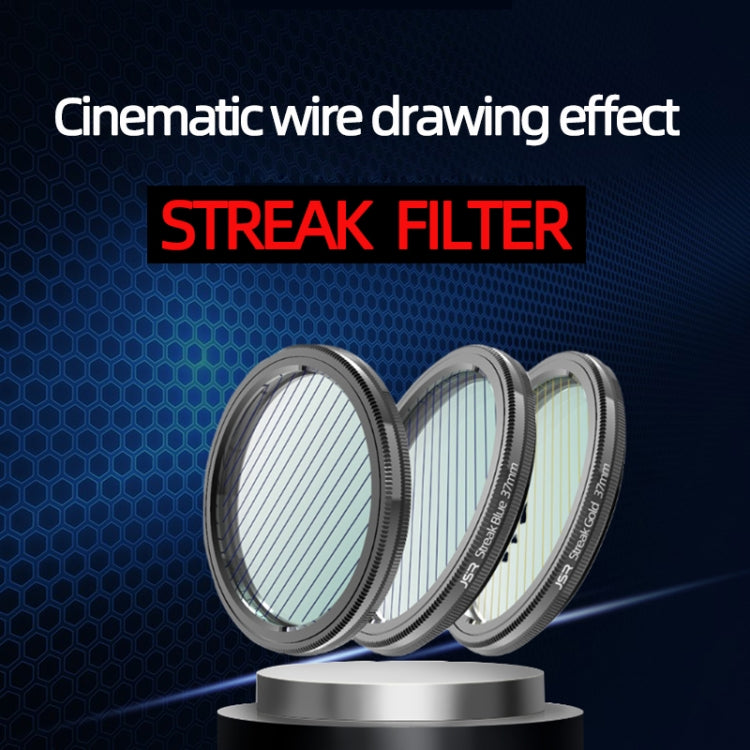 JSR Starlight Drawing Camera Lens Filter, Size:55mm(Streak Blue) - Camera Accessories by JSR | Online Shopping UK | buy2fix