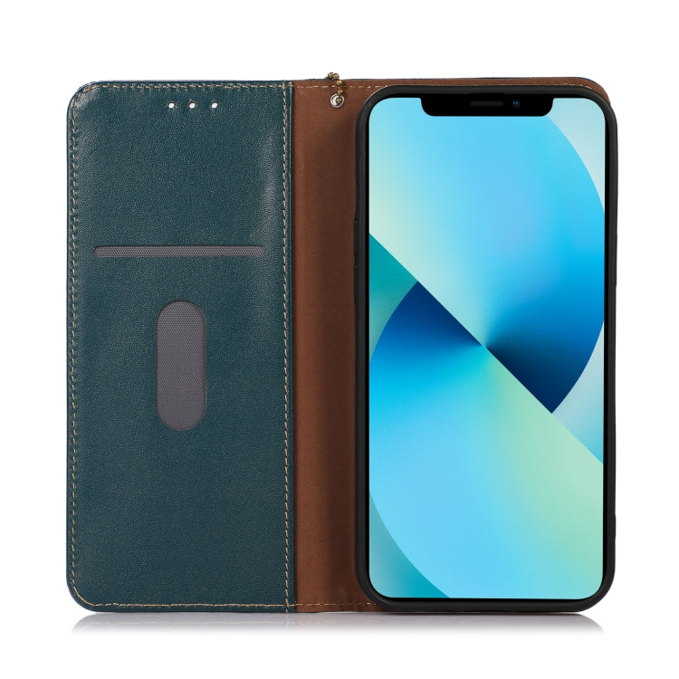 For Samsung Galaxy M53 5G KHAZNEH Nappa Top Layer Cowhide Leather Phone Case(Green) - Galaxy Phone Cases by buy2fix | Online Shopping UK | buy2fix