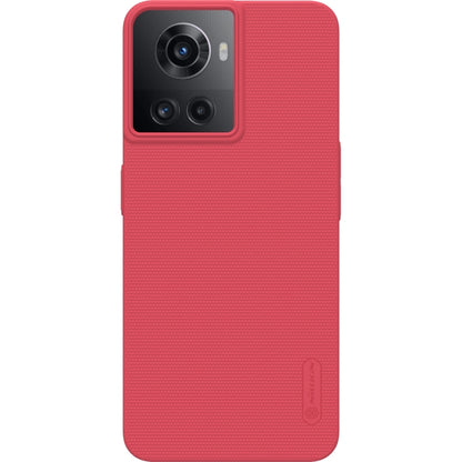 For OnePlus Ace 5G/10R 5G NILLKIN Frosted PC Phone Case(Red) - OnePlus Cases by NILLKIN | Online Shopping UK | buy2fix