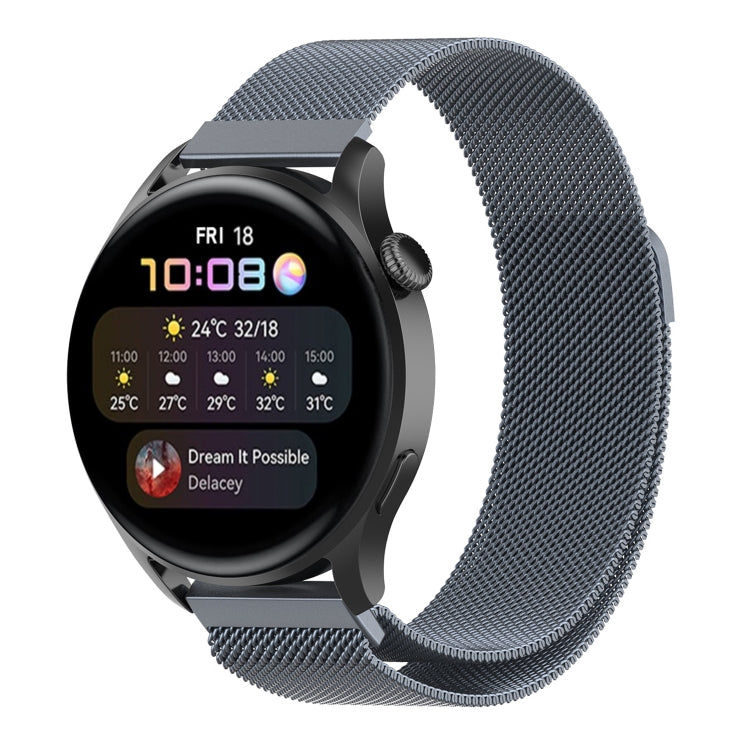 For Huawei Watch GT 3 Pro 46mm Milan Steel Watch Band(Grey) - Watch Bands by buy2fix | Online Shopping UK | buy2fix