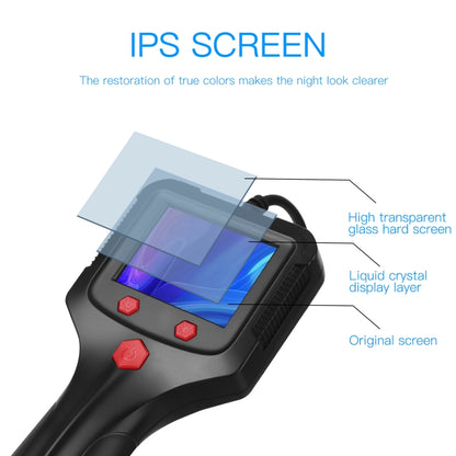 8mm 2.4 inch HD Side Camera Handheld Industrial Endoscope With LCD Screen, Length:2m -  by buy2fix | Online Shopping UK | buy2fix