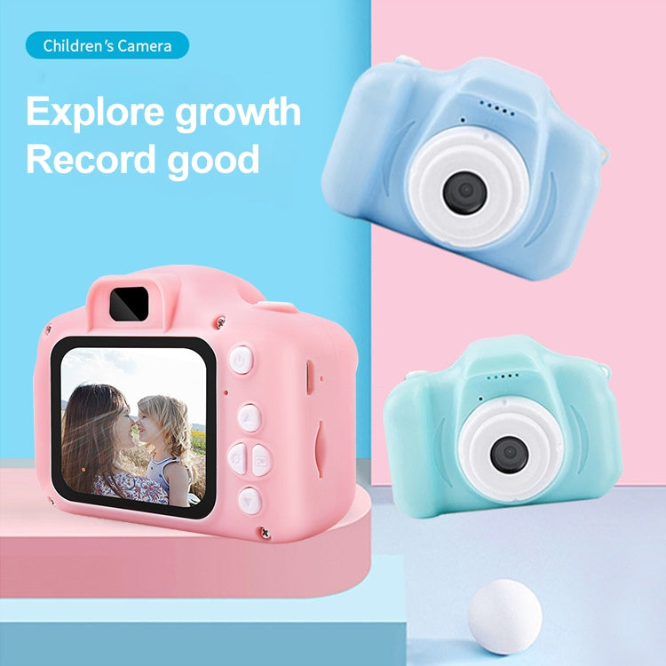 X2S 2.0 Inch LCD Screen Mini Children Camera Digital Camera, For:800W+32G Memory Card+Card Reader+Cartoon Sticker(Pink) - Consumer Electronics by buy2fix | Online Shopping UK | buy2fix