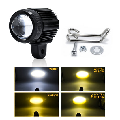 S7 Motorcycle Rearview Mirror LED Strobe Spotlight(Black) - In Car by buy2fix | Online Shopping UK | buy2fix