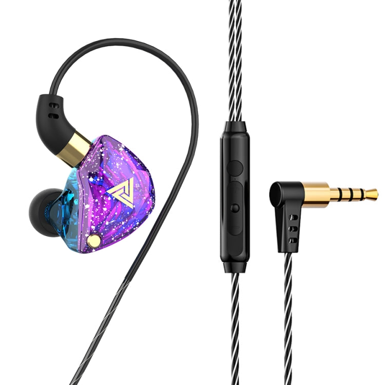 QKZ SK8 3.5mm Sports In-ear Dynamic HIFI Monitor Earphone with Mic(Colorful) - In Ear Wired Earphone by QKZ | Online Shopping UK | buy2fix