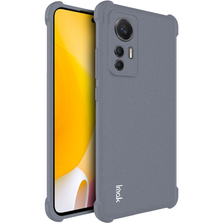 For Xiaomi 12 Lite 5G IMAK All-inclusive Shockproof Airbag TPU Phone Case (Matte Grey) - Xiaomi Cases by imak | Online Shopping UK | buy2fix