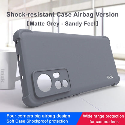 For Xiaomi 12 Lite 5G IMAK All-inclusive Shockproof Airbag TPU Phone Case (Matte Grey) - Xiaomi Cases by imak | Online Shopping UK | buy2fix