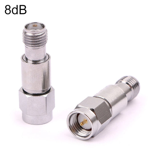 8dBi SMA Attenuator DC-6GHz SMA Coaxial Fixed Connectors - Connectors by buy2fix | Online Shopping UK | buy2fix