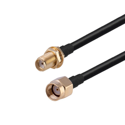 RP-SMA Male to SMA Female RG174 RF Coaxial Adapter Cable, Length: 10cm - Connectors by buy2fix | Online Shopping UK | buy2fix