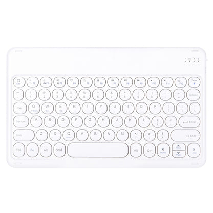 Round Cap Bluetooth Keyboard Leather Case with Pen Slot, without Touchpad For Samsung Galaxy Tab A7 10.4 2020(Gold+White Keyboard) - Samsung Keyboard by buy2fix | Online Shopping UK | buy2fix
