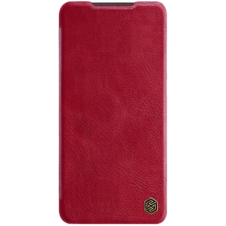 For Xiaomi 12 Lite NILLKIN QIN Series Crazy Horse Texture Leather Phone Case(Red) - Xiaomi Cases by NILLKIN | Online Shopping UK | buy2fix