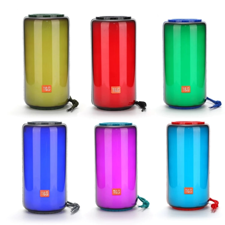 T&G TG639 10W Portable LED Light TWS Wireless Bluetooth Speaker(Green) - Mini Speaker by T&G | Online Shopping UK | buy2fix