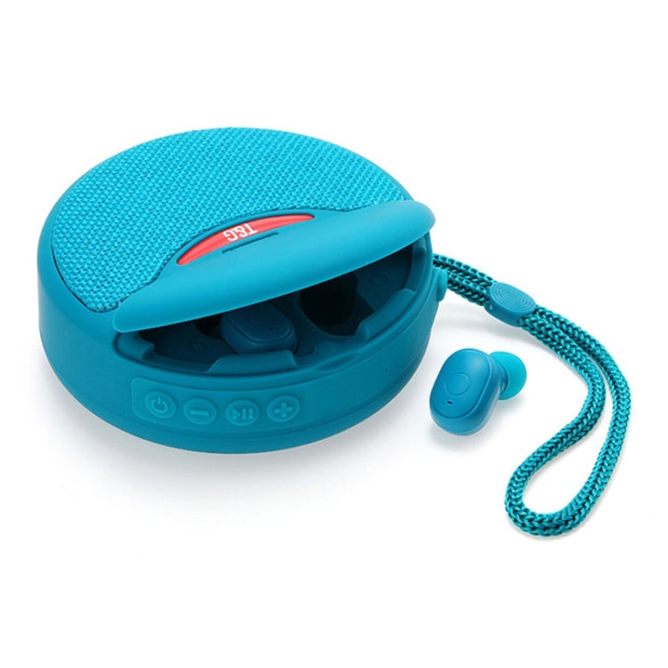 T&G TG808 2 in 1 Mini Wireless Bluetooth Speaker Wireless Headphones(Light Blue) - Mini Speaker by T&G | Online Shopping UK | buy2fix