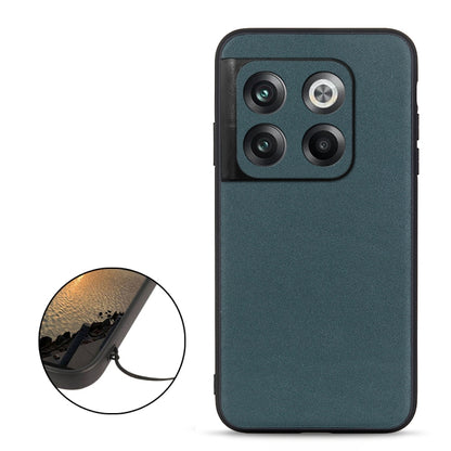 For OnePlus Ace Pro / 10T Lambskin Texture Genuine Leather Phone Case(Green) - Mobile Accessories by buy2fix | Online Shopping UK | buy2fix
