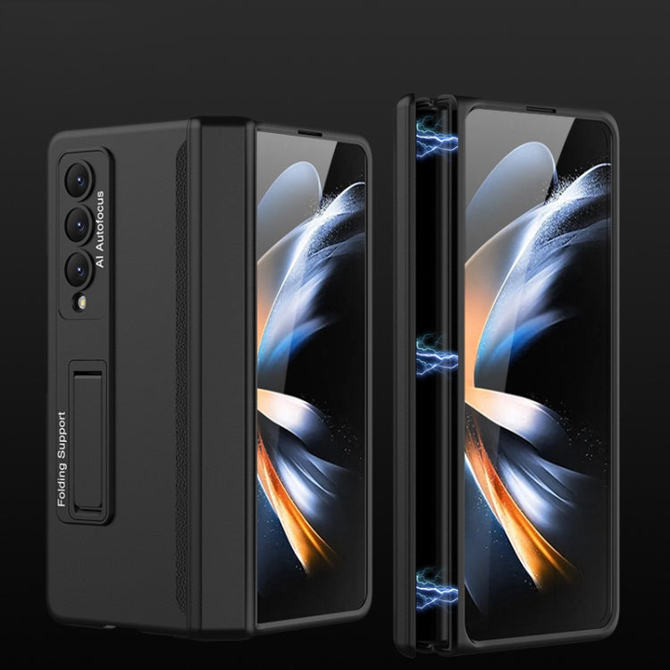 For Samsung Galaxy Z Fold4 GKK Magnetic Hinged Folding Full Phone Case(Black) - Galaxy Z Fold4 5G Cases by GKK | Online Shopping UK | buy2fix