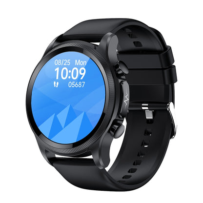 E400 1.39 inch HD Round Screen TPU Watch Strap Smart Watch Supports ECG Monitoring/Non-invasive Blood Sugar(Black) - Smart Wear by buy2fix | Online Shopping UK | buy2fix