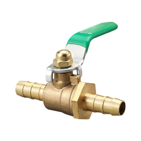 LAIZE Pneumatic Hose Barb Brass Shutoff Ball Valve, Specification:Thickened 8mm - Valve Series by LAIZE | Online Shopping UK | buy2fix