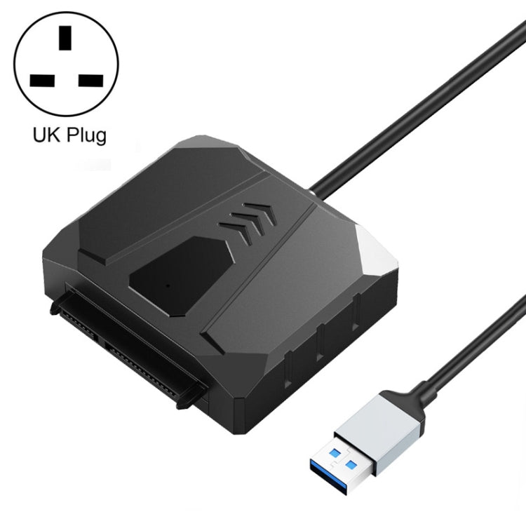 ORICO UTS2 USB 3.0 2.5-inch SATA HDD Adapter with 12V 2A Power Adapter, Cable Length:0.3m(UK Plug) - USB to IDE / SATA by ORICO | Online Shopping UK | buy2fix