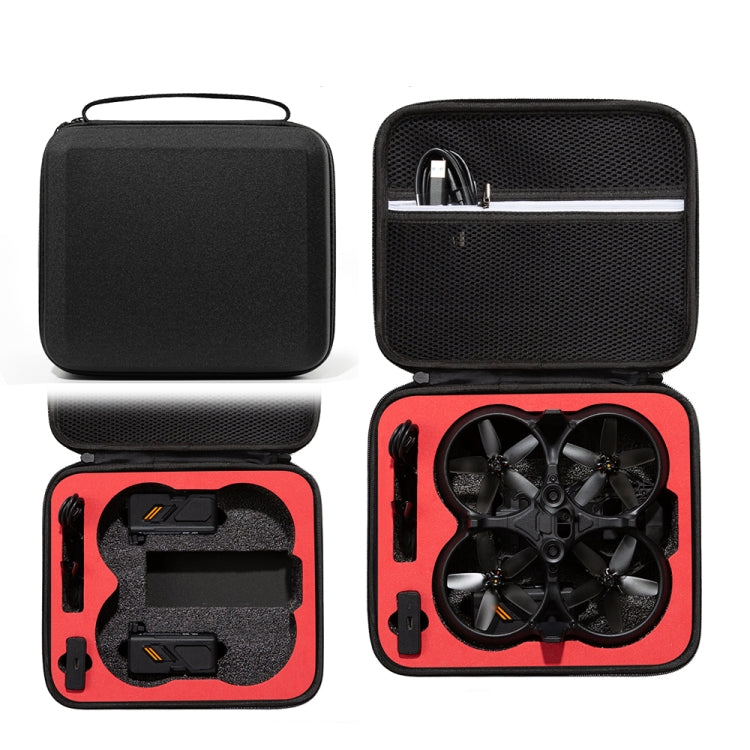 For DJI Avata Drone Body Square Shockproof Hard Case Carrying Storage Bag, Size: 28 x 23 x 10cm(Black + Red Liner) - DJI & GoPro Accessories by buy2fix | Online Shopping UK | buy2fix