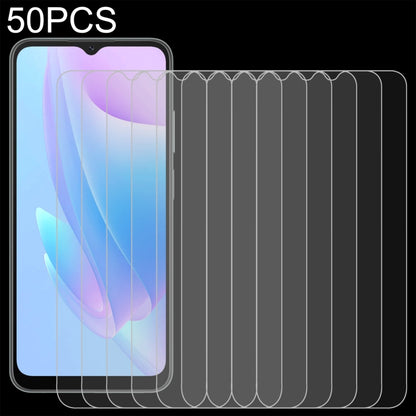 For Blackview A52 50 PCS 0.26mm 9H 2.5D Tempered Glass Film - For Blackview by buy2fix | Online Shopping UK | buy2fix