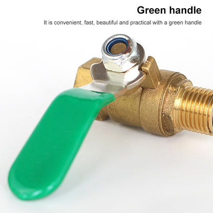 LAIZE Pneumatic Hose Connector Thickened Brass Ball Valve, Size:Outside 3 Point-Barb 8mm -  by LAIZE | Online Shopping UK | buy2fix