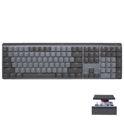 Logitech MX Mechanical Wireless Bluetooth Dual Mode Keyboard with Logi Bolt USB Receiver(Red Axis) - Wireless Keyboard by Logitech | Online Shopping UK | buy2fix