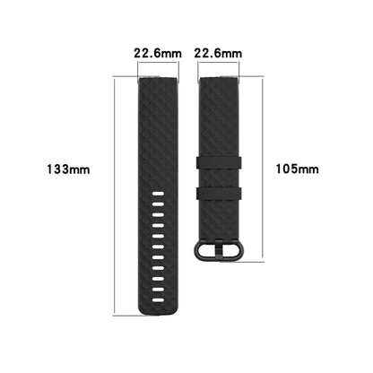 Color Buckle TPU Wrist Strap Watch Band for Fitbit Charge 4 / Charge 3 / Charge 3 SE, Size: L(Olive Green) - Smart Wear by buy2fix | Online Shopping UK | buy2fix