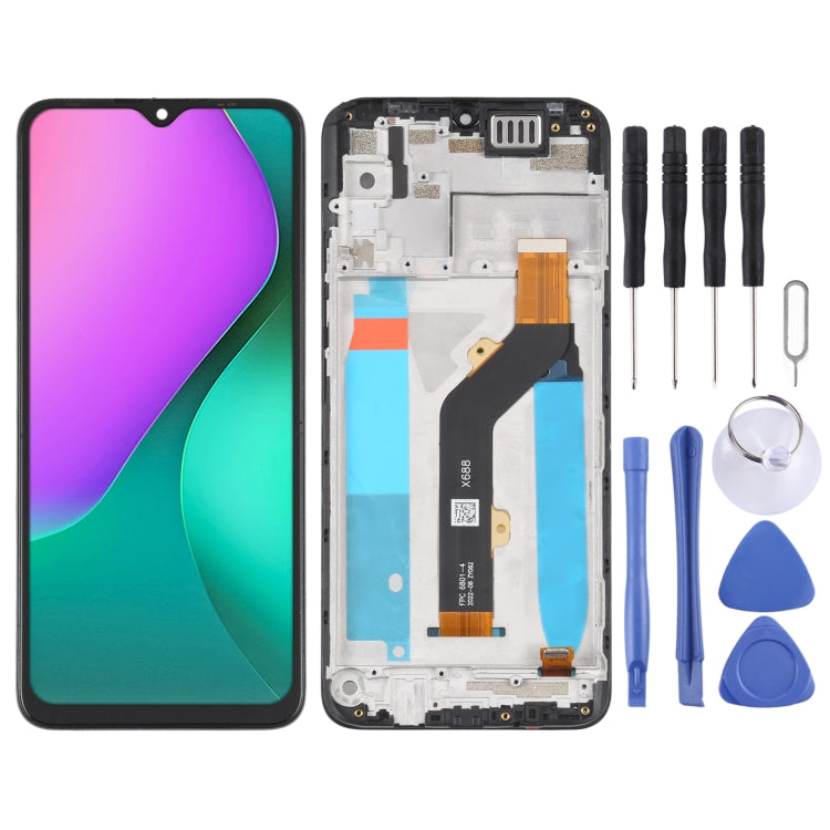 OEM LCD Screen For infinix Hot 10 Play/Smart 5 India Digitizer Full Assembly with Frame - Repair & Spare Parts by buy2fix | Online Shopping UK | buy2fix