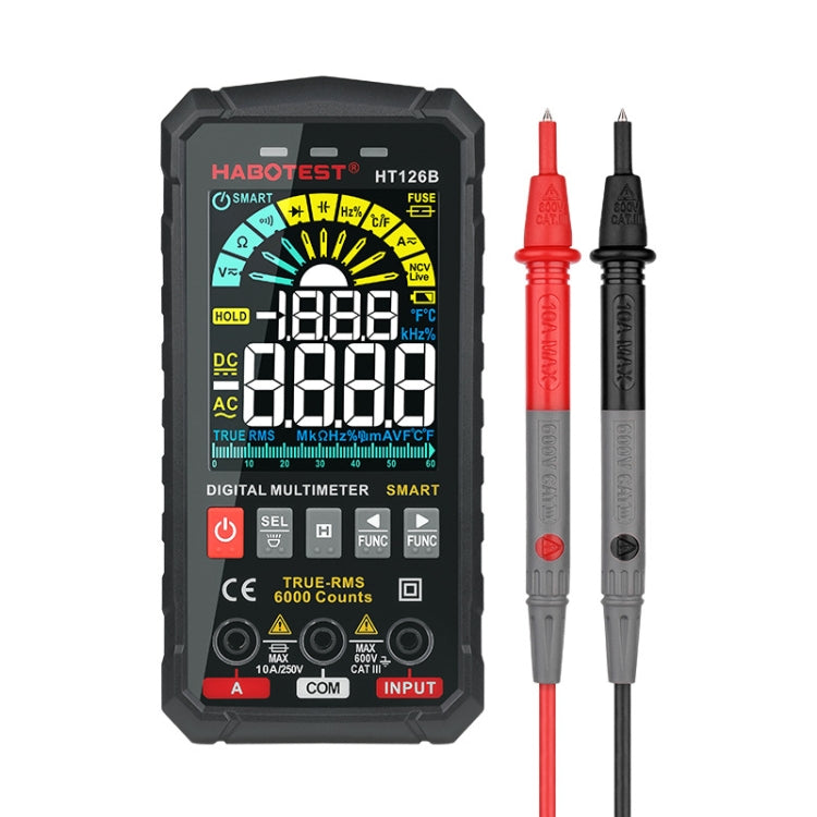 HABOTEST HT126B Digital High Precision Mini Multimeter - Consumer Electronics by buy2fix | Online Shopping UK | buy2fix