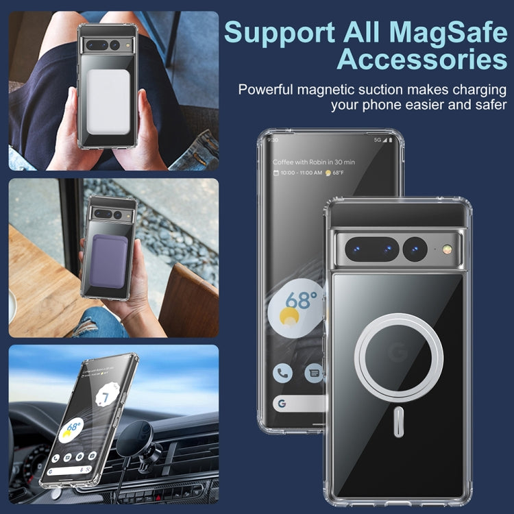 For Google Pixel 6 Pro Transparent Frosted MagSafe Phone Case - Google Cases by buy2fix | Online Shopping UK | buy2fix