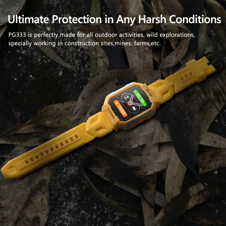 PG333 1.91 inch Waterproof Smart Sports Watch Support Heart Rate Monitoring / Blood Pressure Monitoring(Green) - Smart Wear by buy2fix | Online Shopping UK | buy2fix