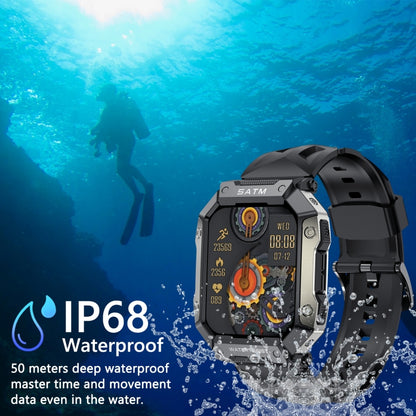 PG333 1.91 inch Waterproof Smart Sports Watch Support Heart Rate Monitoring / Blood Pressure Monitoring(Green) - Smart Wear by buy2fix | Online Shopping UK | buy2fix