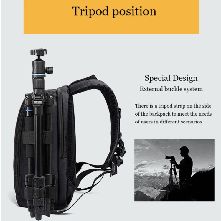 Outdoor Camera Backpack Waterproof Photography Camera Shoulders Bag, Size:33.5x25.5x15.5cm(Red) - Backpack by buy2fix | Online Shopping UK | buy2fix