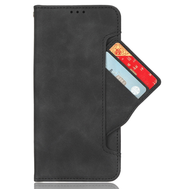 For Honor X9A / X40 / Magic5 Lite 5G Skin Feel Calf Texture Card Slots Leather Phone Case(Black) - Honor Cases by buy2fix | Online Shopping UK | buy2fix