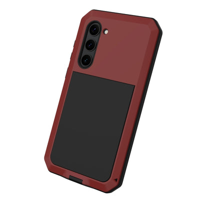 For Samsung Galaxy S23 5G RedPepper 360 Full Body Rugged Metal Waterproof Phone Case(Red) - Galaxy S23 5G Cases by RedPepper | Online Shopping UK | buy2fix