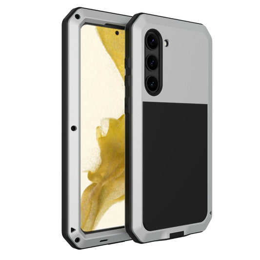For Samsung Galaxy S23 5G RedPepper 360 Full Body Rugged Metal Life Waterproof Phone Case(Silver) - Galaxy S23 5G Cases by RedPepper | Online Shopping UK | buy2fix