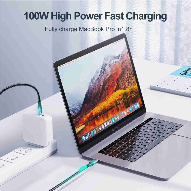 JOYROOM S-CC100A10 Extraordinary Series 100W USB-C / Type-C to USB-C / Type-C Fast Charging Data Cable, Cable Length:1.2m(Black) -  by JOYROOM | Online Shopping UK | buy2fix