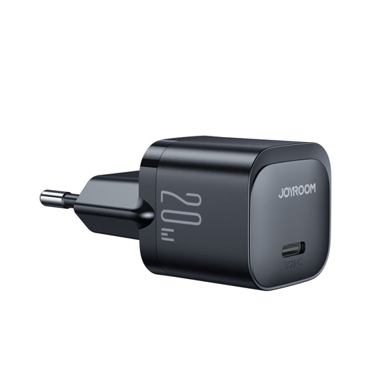 JOYROOM JR-TCF02 PD Type-C 20W Mini Charger, Plug:EU Plug(Black) - USB Charger by JOYROOM | Online Shopping UK | buy2fix